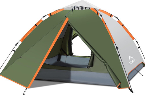Camping tent man instant pop - instant,