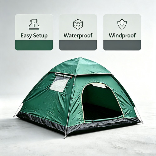 Man instant pop - pop, tent