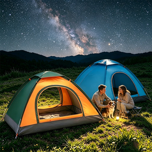 Camping tent man dome - camping,