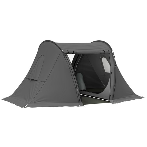 Outsunny man camping - camping, tent
