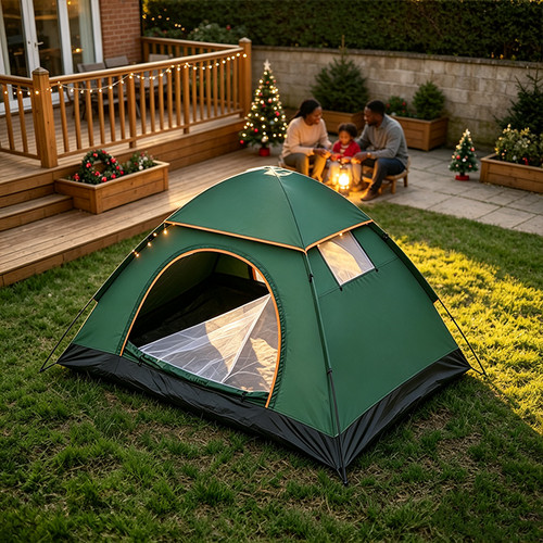 Pop tent 3man waterproof - up,
