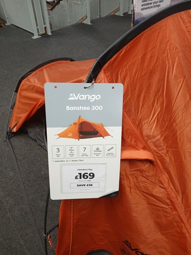 Vango banshee 300 tent - 300, man